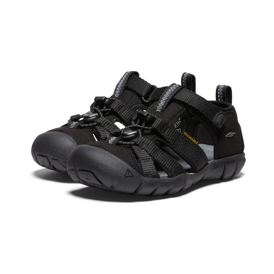 KEEN Little Kids' Seacamp II CNX (Black/Grey)