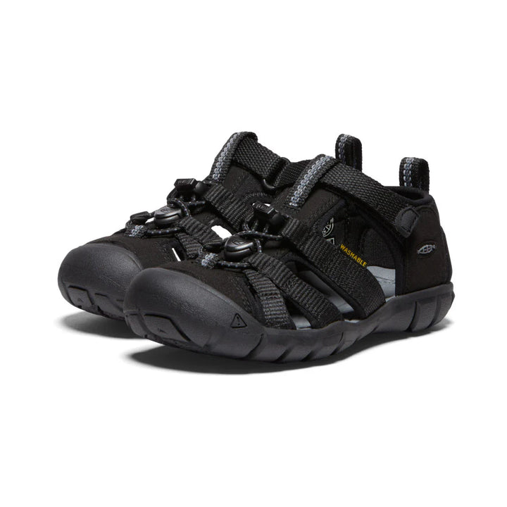 KEEN Little Kids' Seacamp II CNX (Black/Grey)