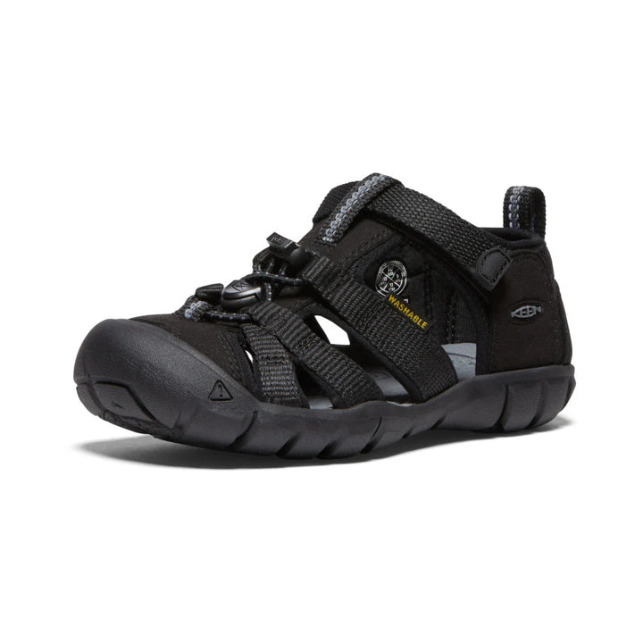 KEEN Little Kids' Seacamp II CNX (Black/Grey)
