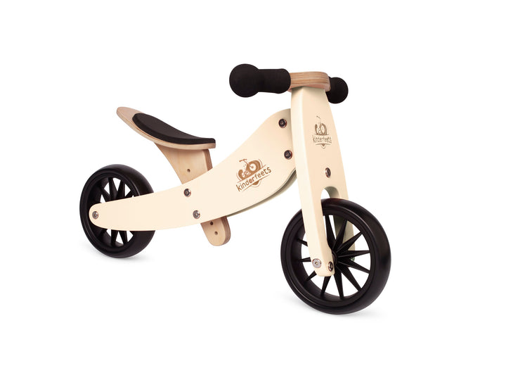 Kinderfeets Tiny Tot 2-in-1 Tricycle Balance Bike (Cream)