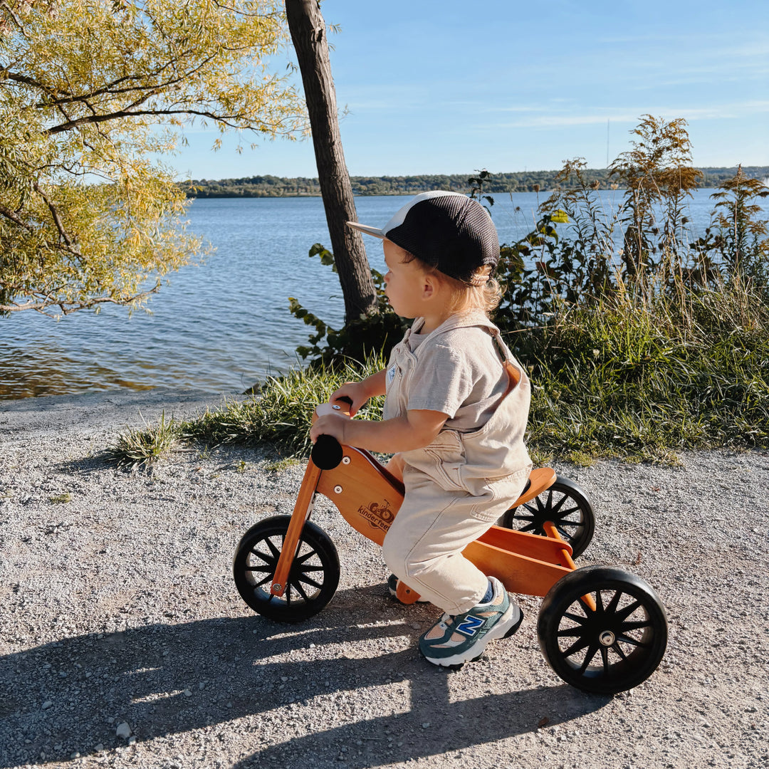 Kinderfeets Tiny Tot 2-in-1 Tricycle Balance Bike (Lavender)