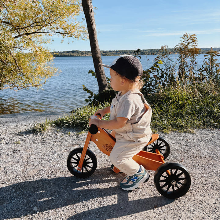 Kinderfeets Tiny Tot 2-in-1 Tricycle Balance Bike (Lavender)