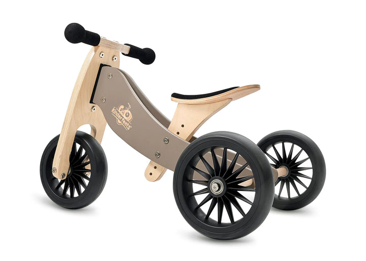 Kinderfeets Tiny Tot PLUS 2-in-1 Bike (Slate Grey)
