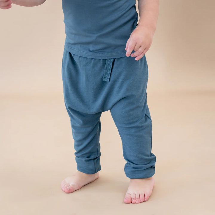 Kyte Baby Bamboo Jersey Harem Pants (Atlantic)