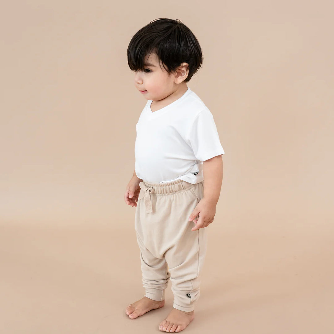 Kyte Baby Bamboo Jersey Harem Pants (Bisque)