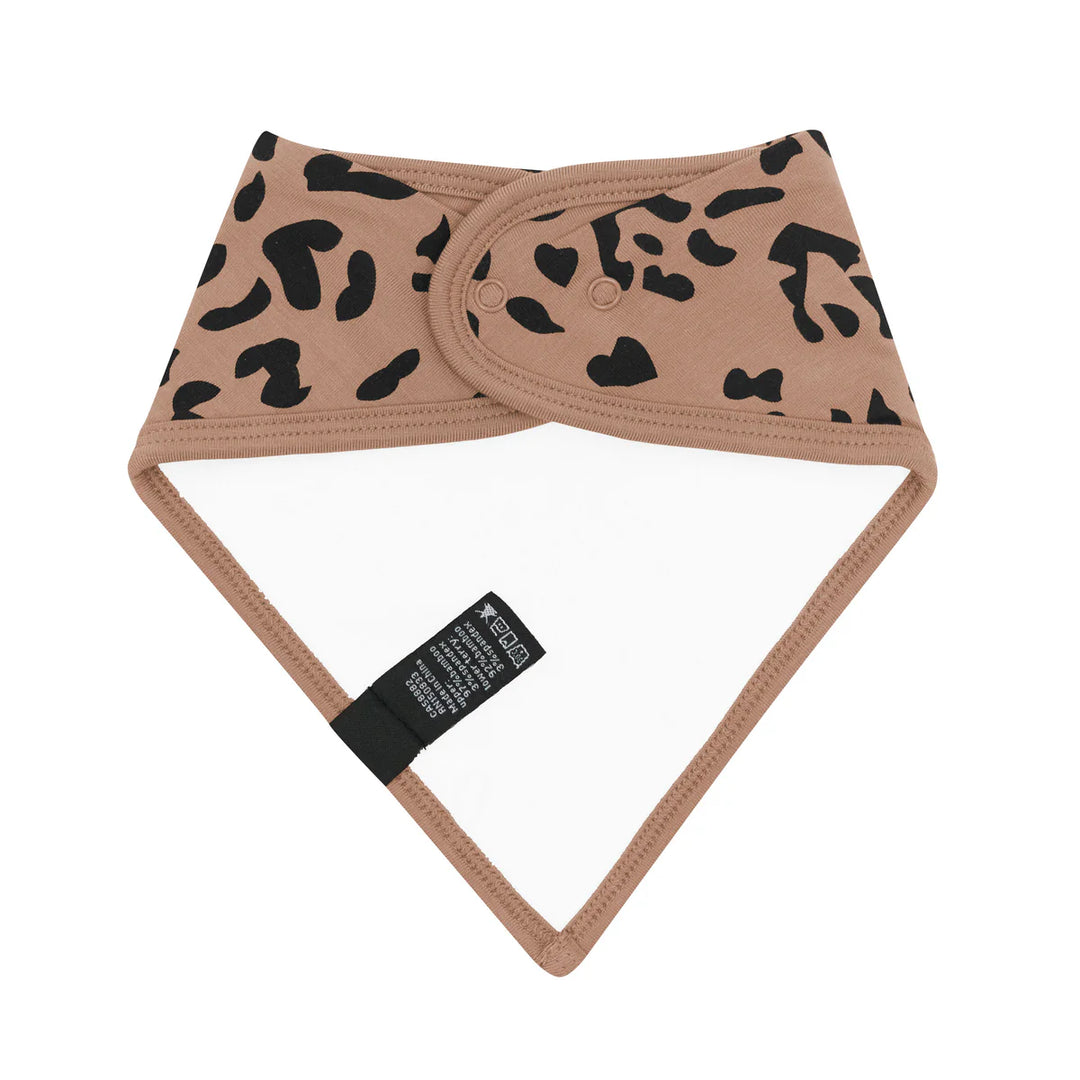 Kyte Baby Bib (Latte Leopard)