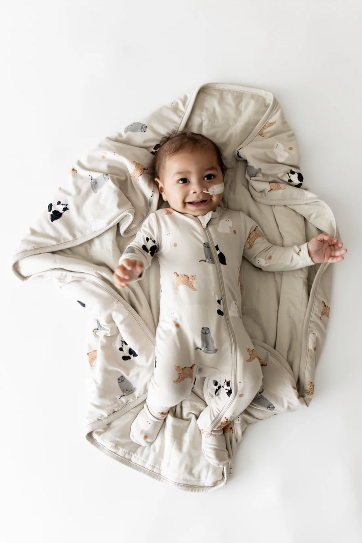 Kyte Baby Blanket 1 TOG (Fluffy Cat)