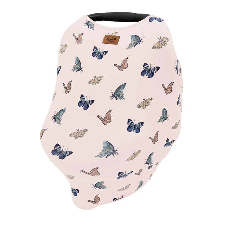 Kyte Baby Car Seat Cover (Blush Butterfly)