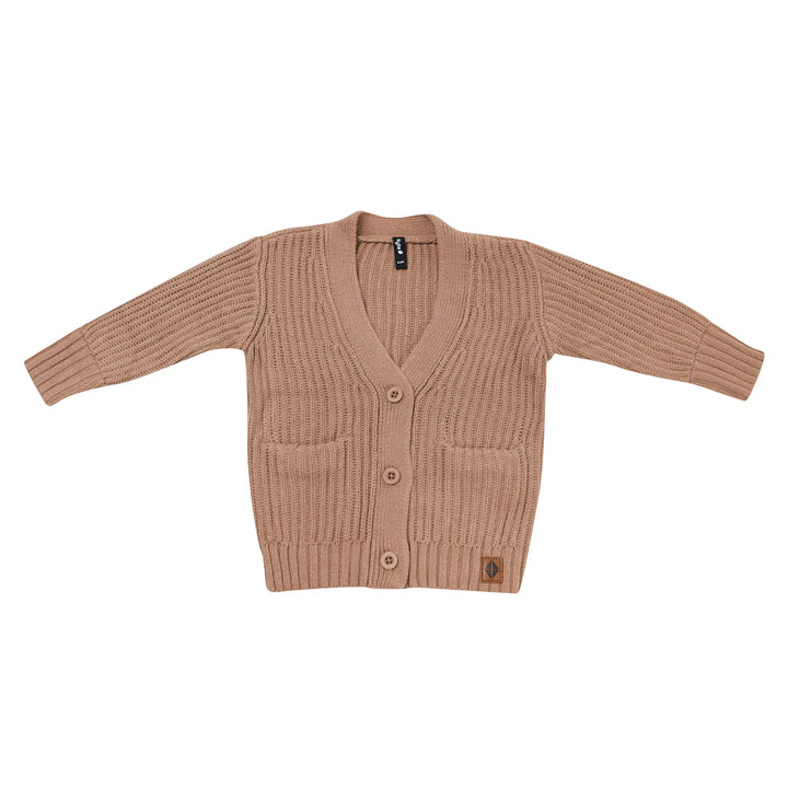 Kyte Baby Chunky Knit Oversized Cardigan (Latte)