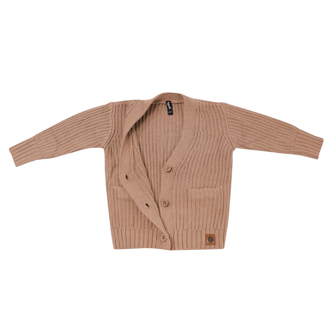 Kyte Baby Chunky Knit Oversized Cardigan (Latte)