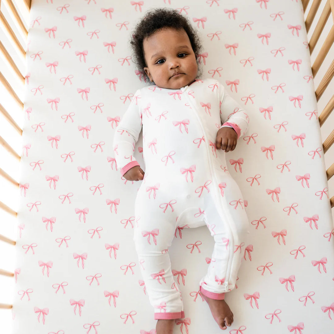 Kyte Baby Crib Sheet (Bow)