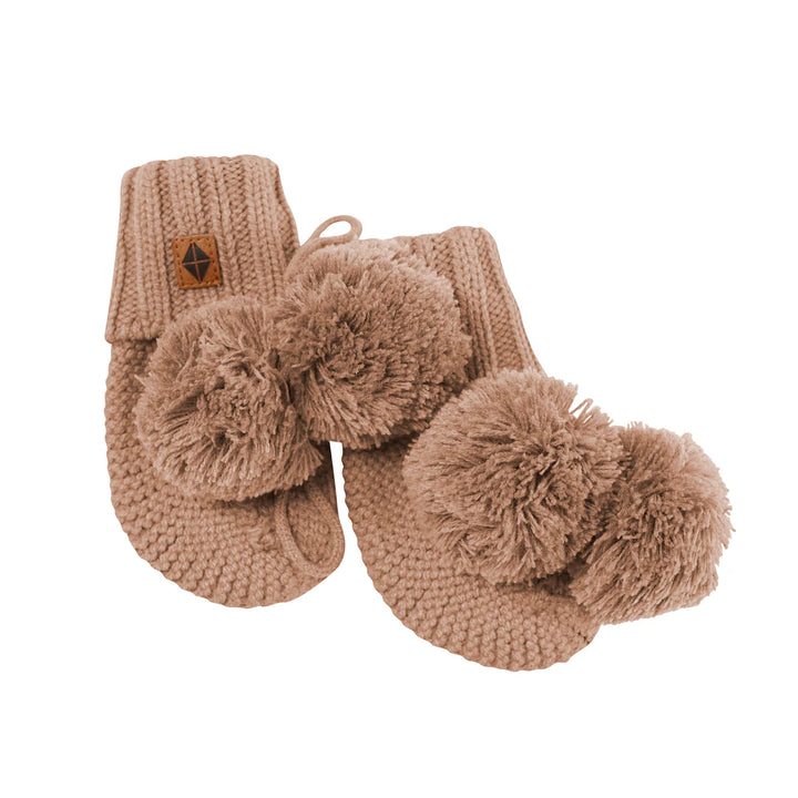 Kyte Baby Knit Booties (Latte)