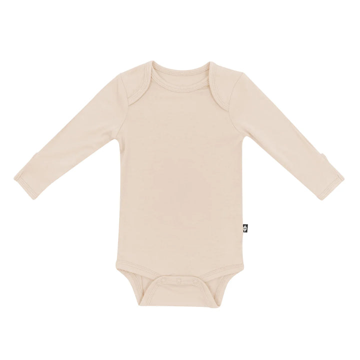 Kyte Baby Long Sleeve Bodysuit (Bisque)