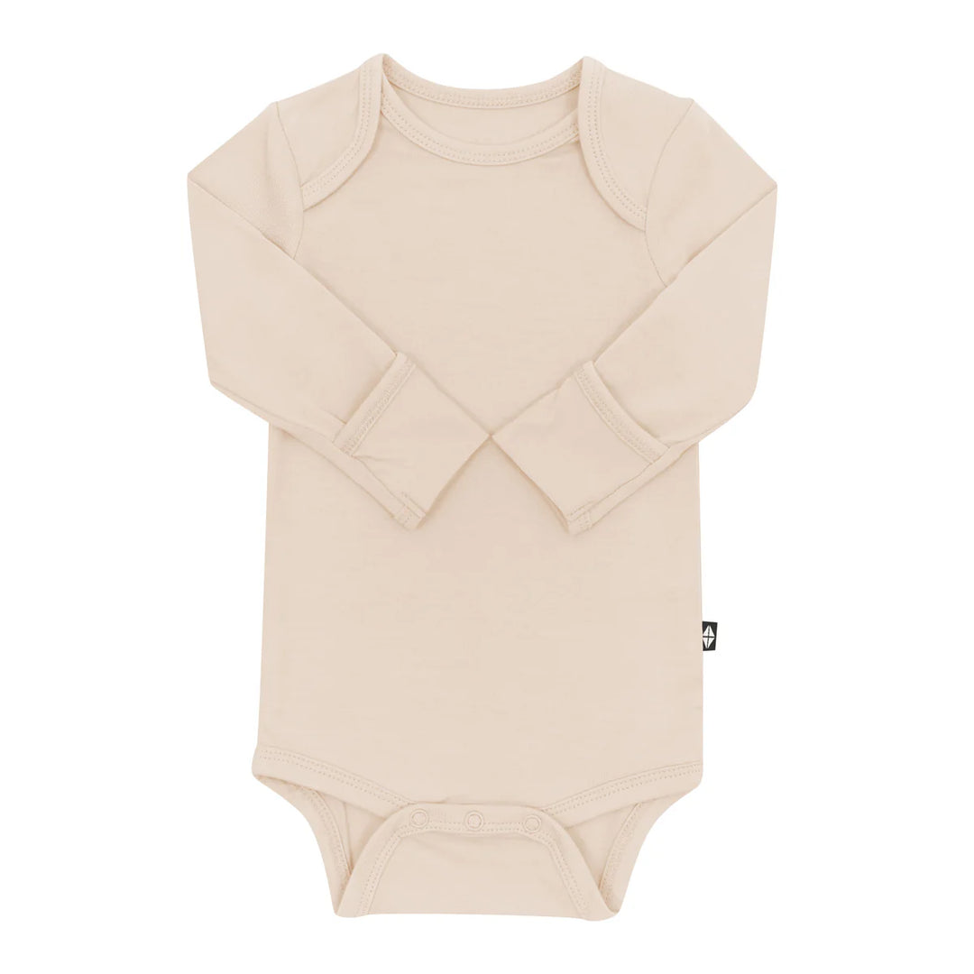 Kyte Baby Long Sleeve Bodysuit (Bisque)