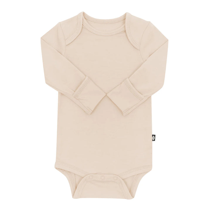 Kyte Baby Long Sleeve Bodysuit (Bisque)
