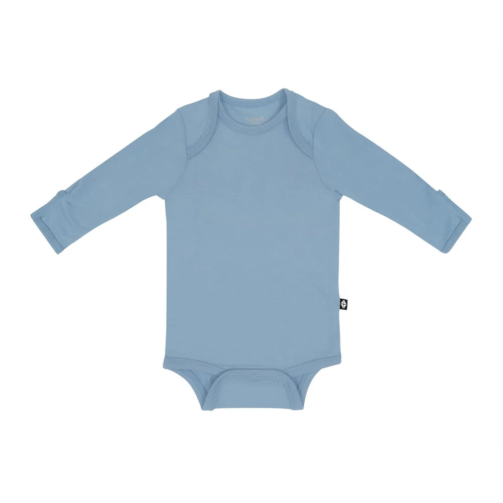 Kyte Baby Long Sleeve Bodysuit (Slate)