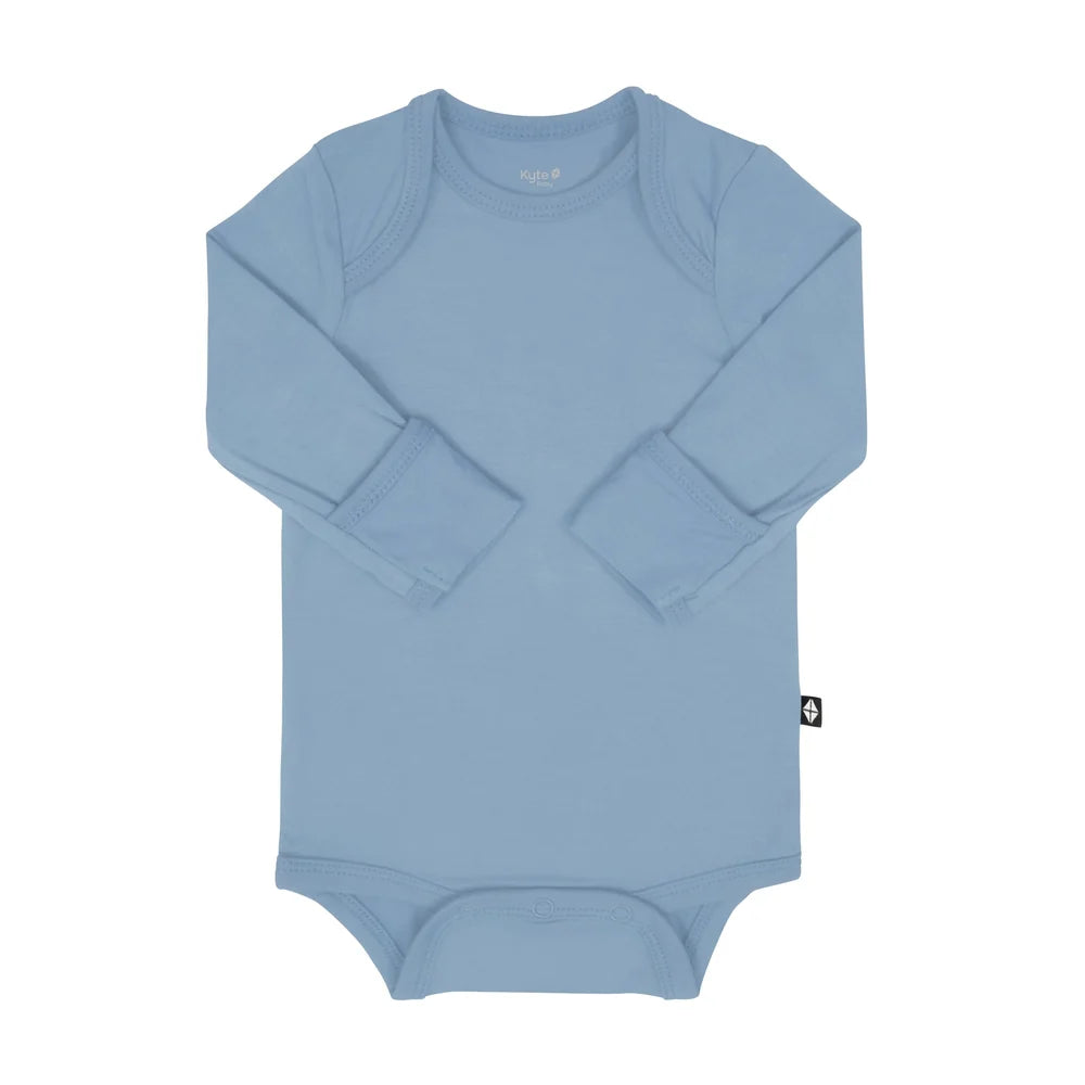 Kyte Baby Long Sleeve Bodysuit (Slate)