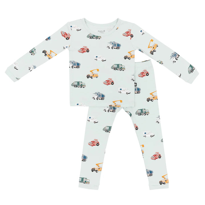 Kyte Baby Long Sleeve Pajamas (City Vehicles)