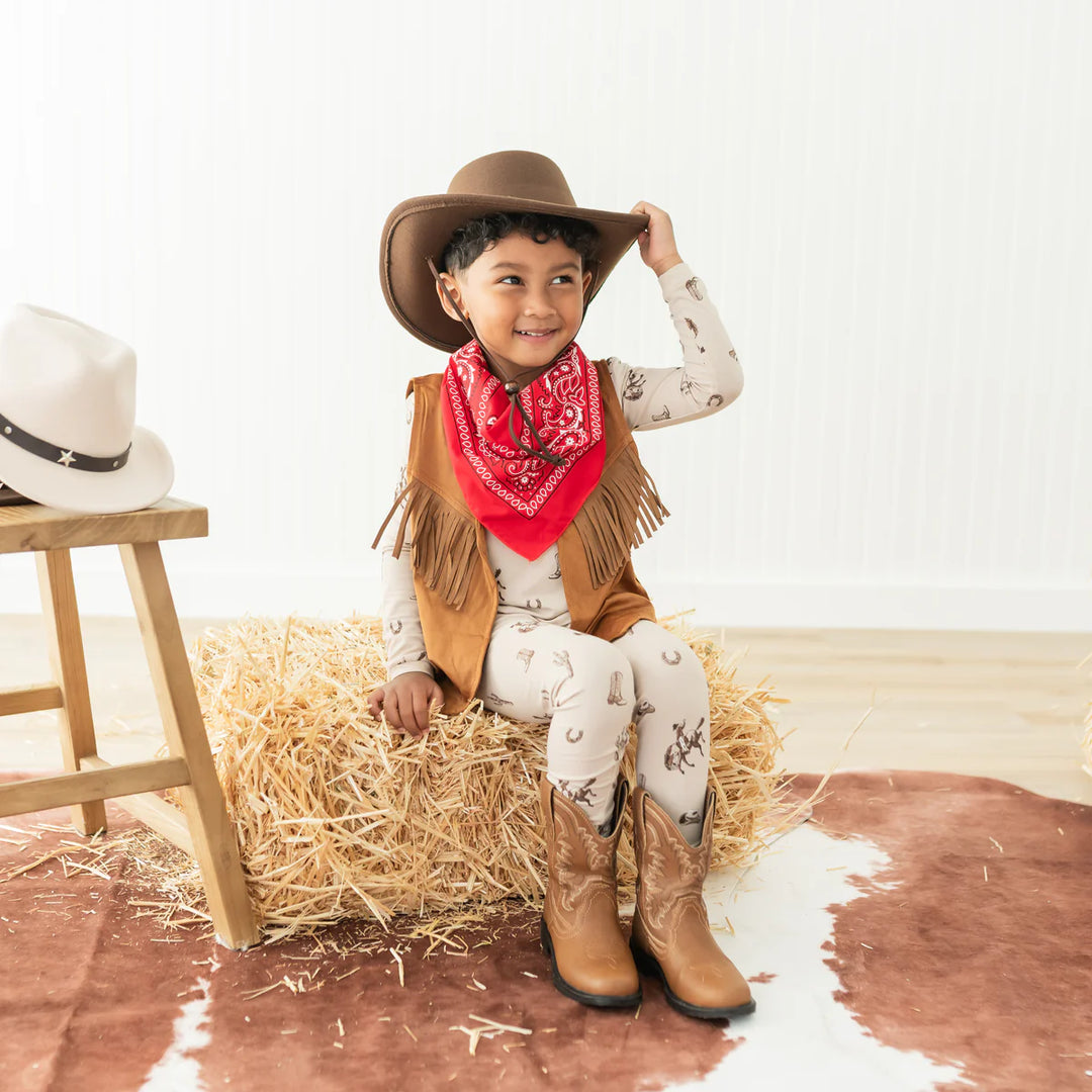 Kyte Baby Long Sleeve Pajamas (Classic Cowboy)