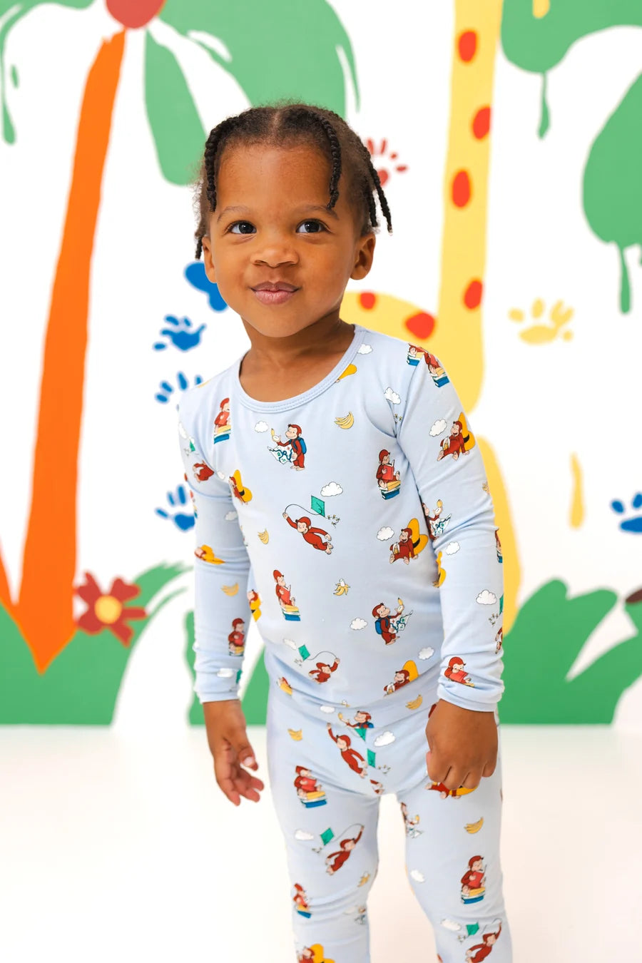 Kyte Baby Long Sleeve Pajamas (Curious George)