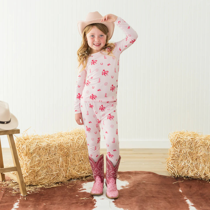 Kyte Baby Long Sleeve Pajamas (Disco Cowgirl)