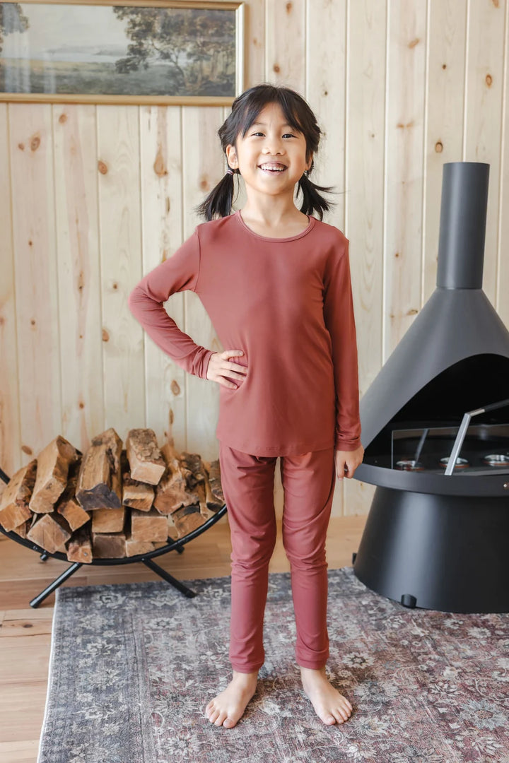 Kyte Baby Long Sleeve Pajamas (Ember)