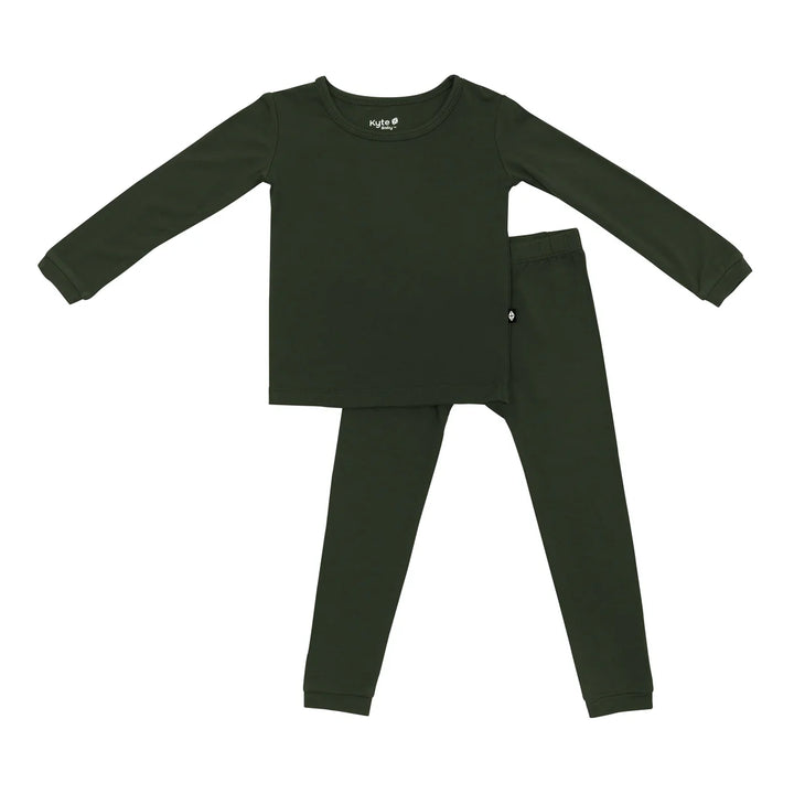 Kyte Baby Long Sleeve Pajamas (Fir)