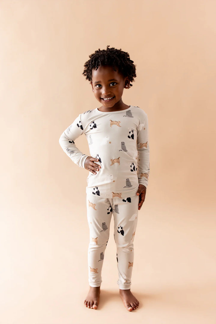 Kyte Baby Long Sleeve Pajamas (Fluffy Cat)