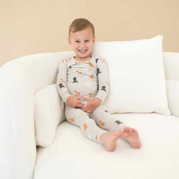 Kyte Baby Long Sleeve Pajamas (Fluffy Dog)