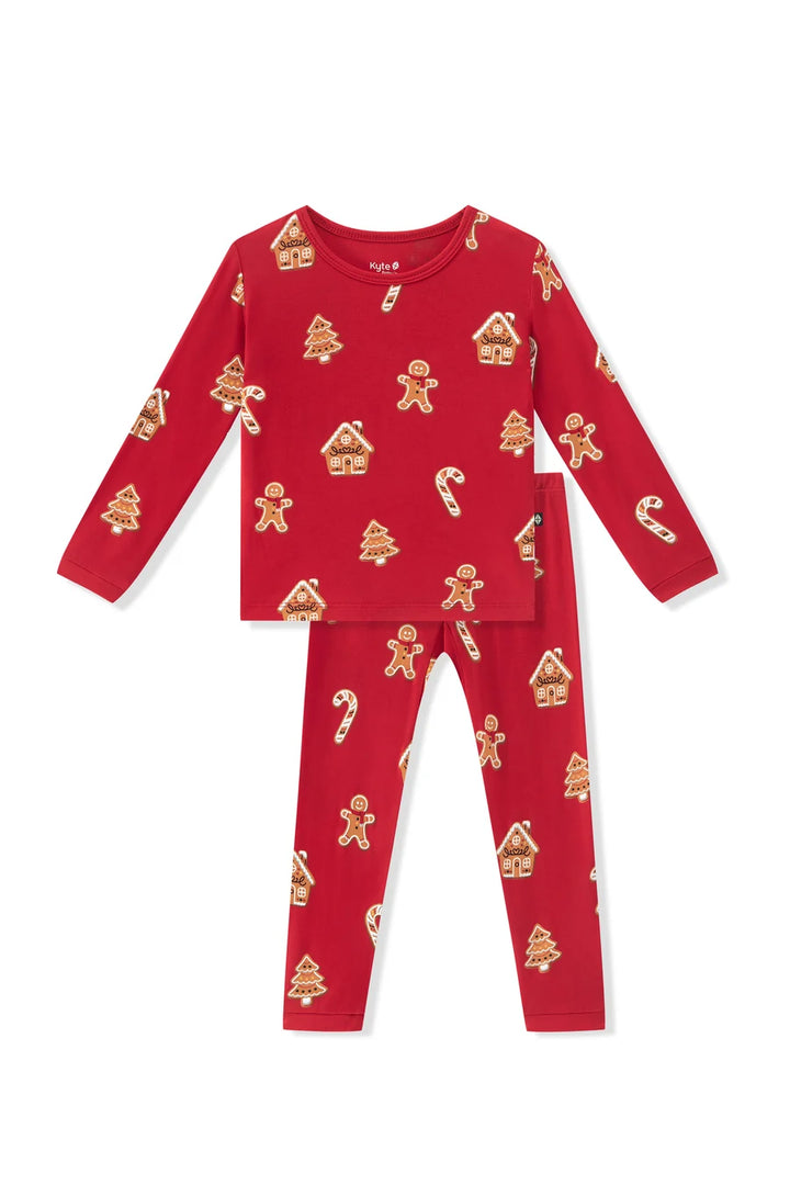 Kyte Baby Long Sleeve Pajamas (Gingerbread)