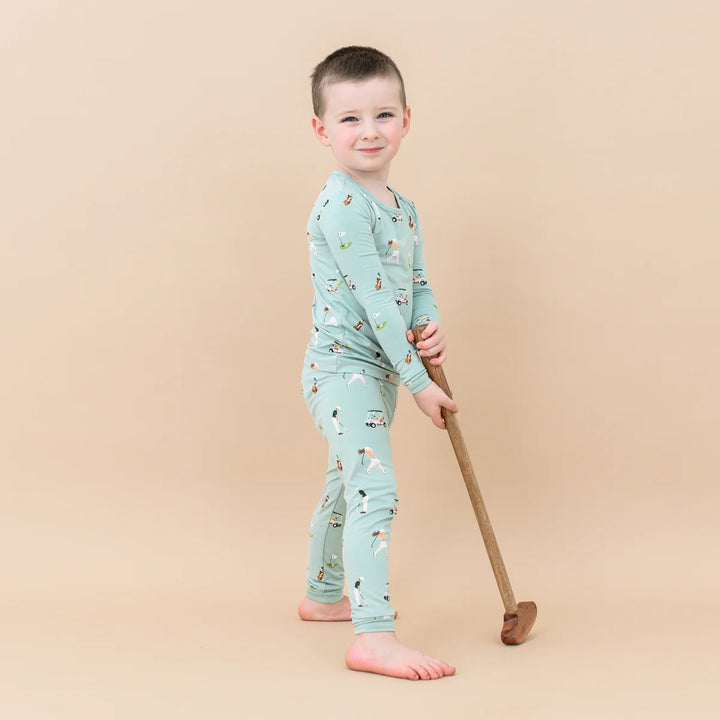 Kyte Baby Long Sleeve Pajamas (Golf)