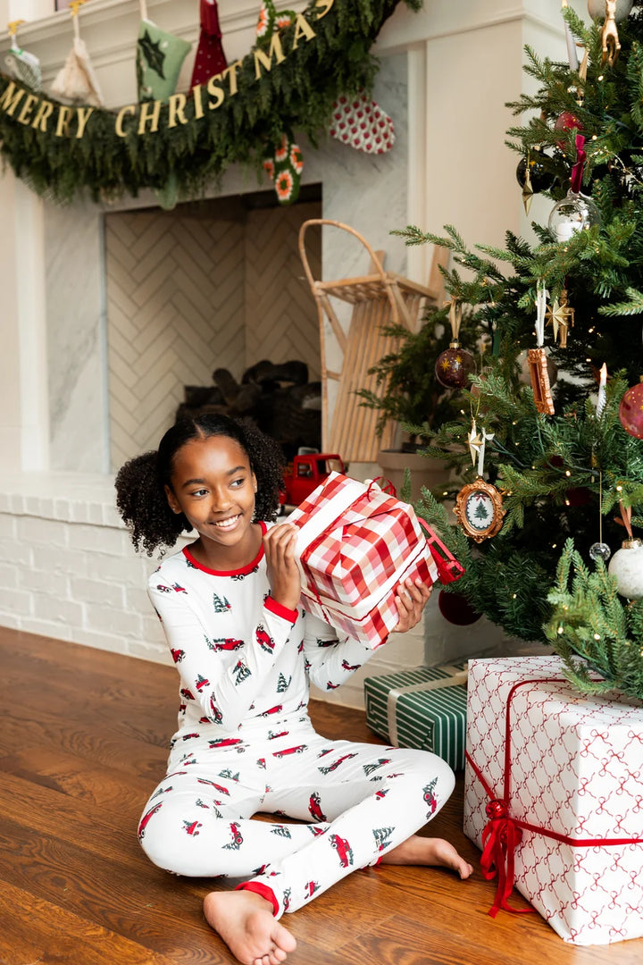 Kyte Baby Long Sleeve Pajamas (Holiday Tree Farm)