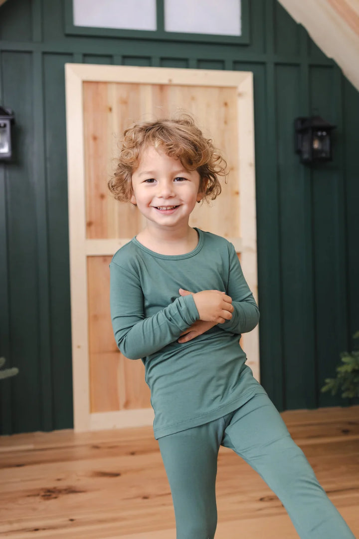 Kyte Baby Long Sleeve Pajamas (Pine)