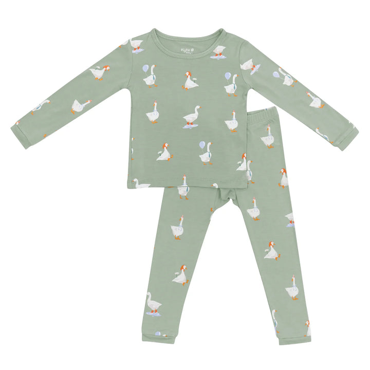 Kyte Baby Long Sleeve Pajamas (Silly Goose)