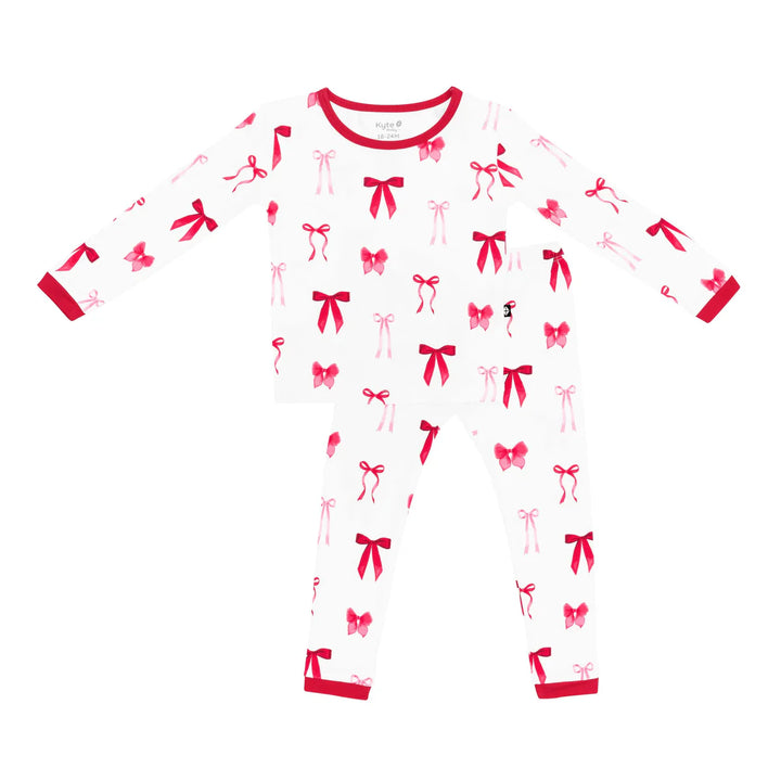 Kyte Baby Long Sleeve Pajamas (Small Love Bow)