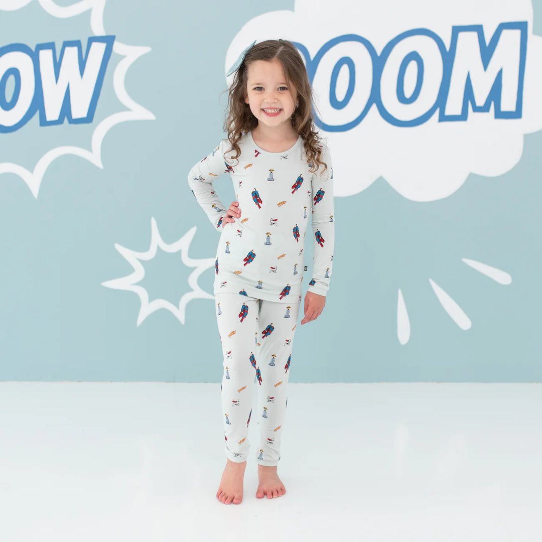 Kyte Baby Long Sleeve Pajamas (Superman)