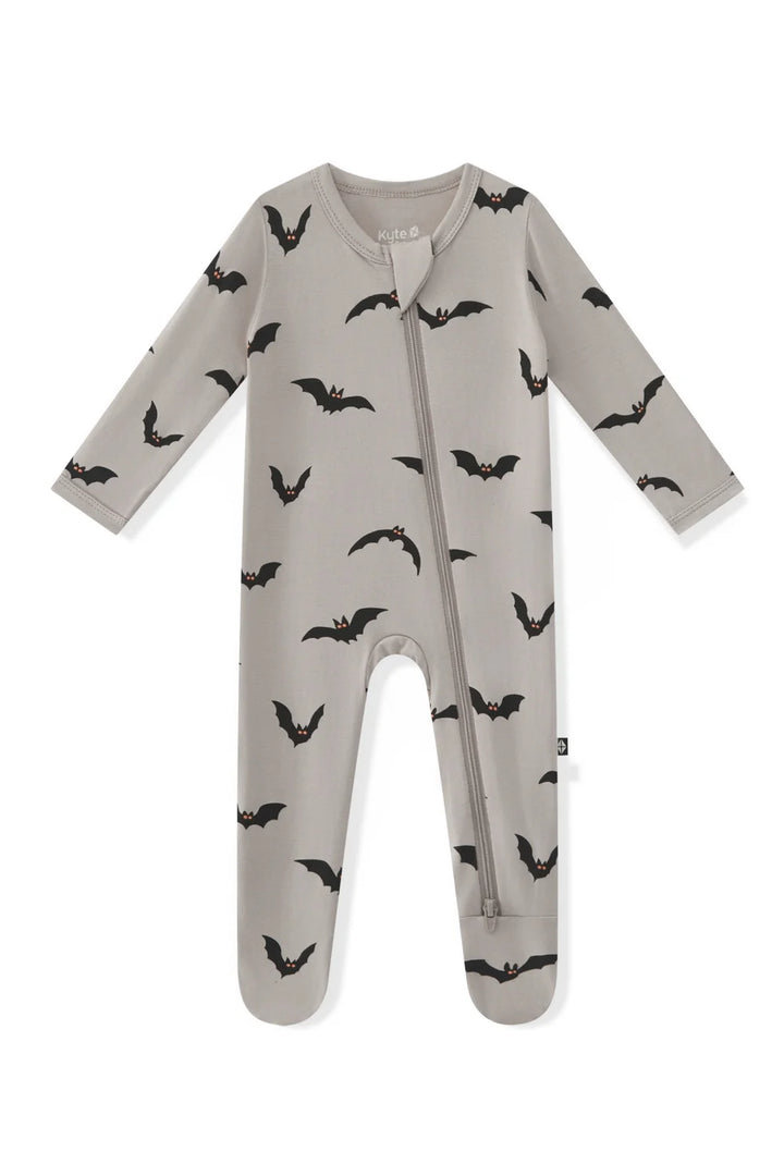 Kyte Baby Long Sleeve Zippered Footie (Bats)