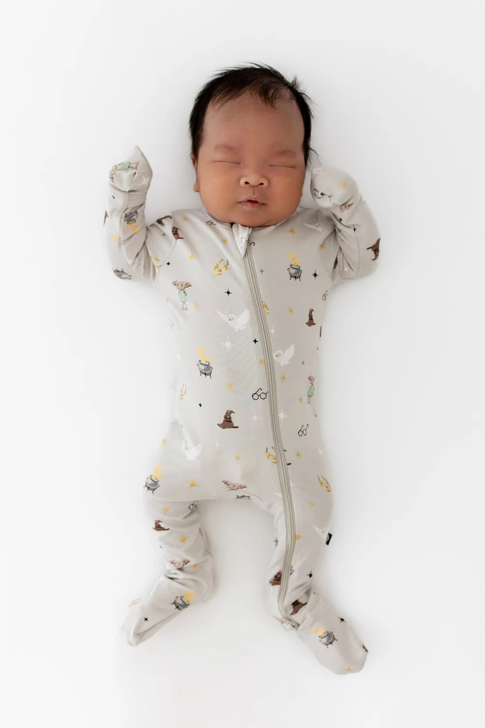 Kyte Baby Long Sleeve Zippered Footie (Starry Icon)