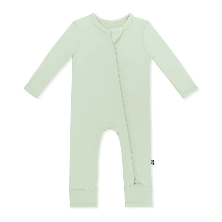 Kyte Baby Long Sleeve Zippered Romper (Basil)