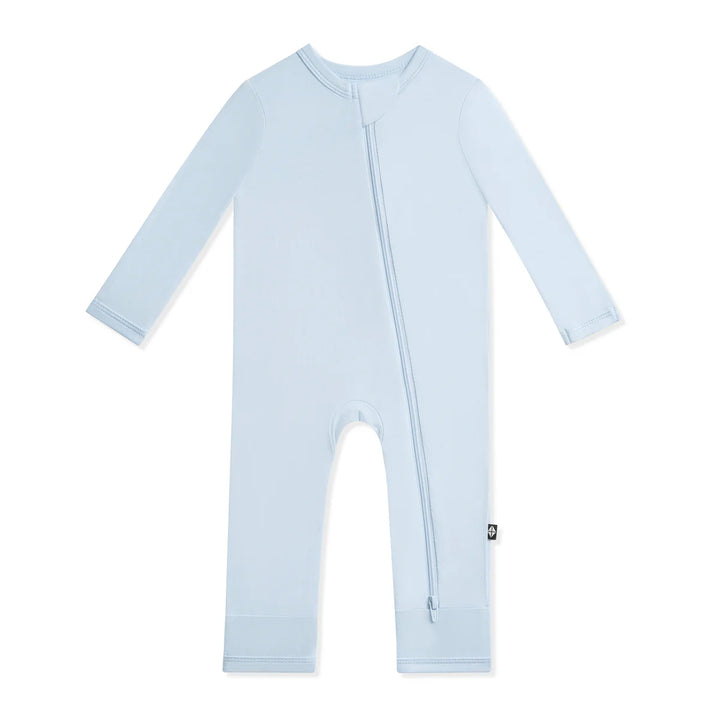 Kyte Baby Long Sleeve Zippered Romper (Breeze)