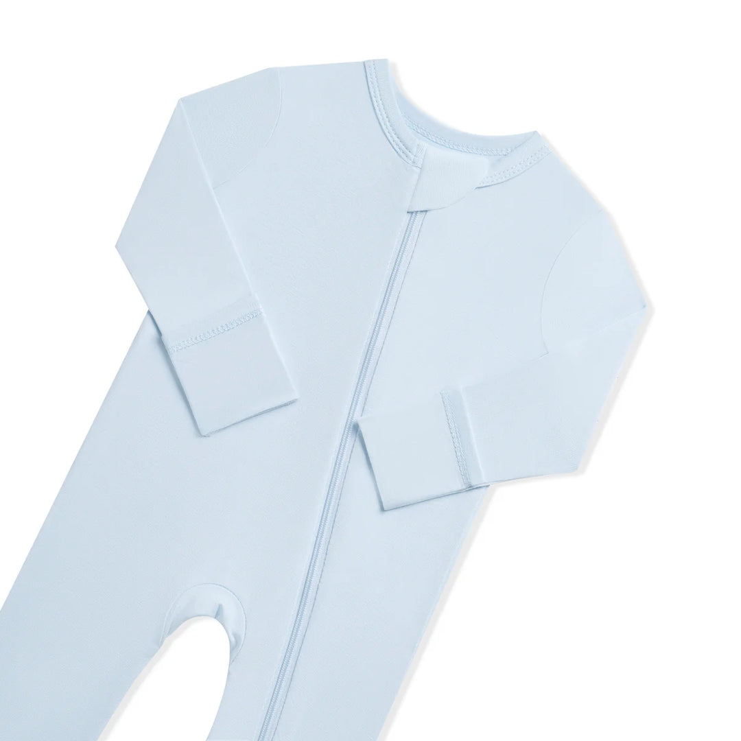 Kyte Baby Long Sleeve Zippered Romper (Breeze)