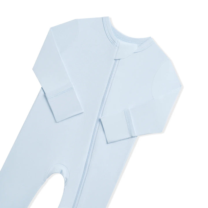 Kyte Baby Long Sleeve Zippered Romper (Breeze)