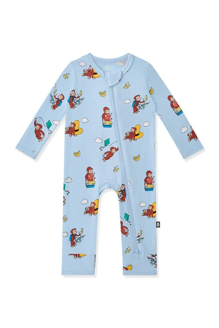 Kyte Baby Long Sleeve Zippered Romper (Curious George)