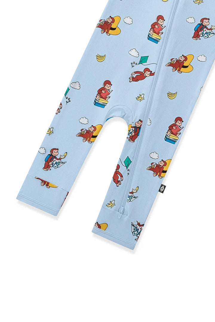 Kyte Baby Long Sleeve Zippered Romper (Curious George)