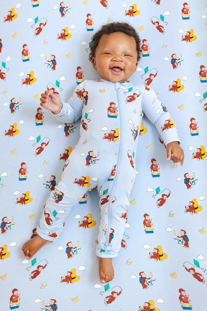 Kyte Baby Long Sleeve Zippered Romper (Curious George)