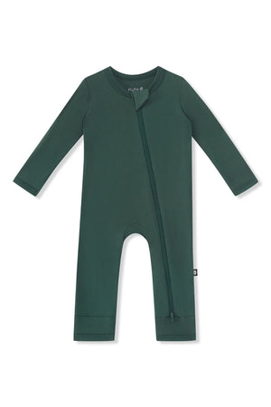 Kyte Baby Long Sleeve Zippered Romper (Cypress)