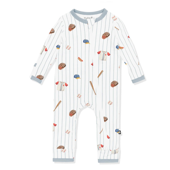 Kyte Baby Long Sleeve Zippered Romper (Home Run)