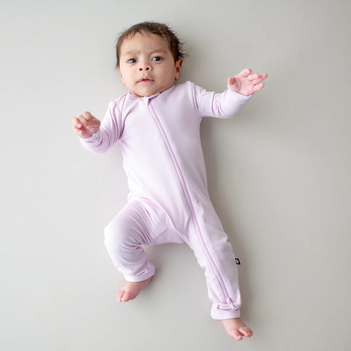 Kyte Baby Long Sleeve Zippered Romper (Thistle)