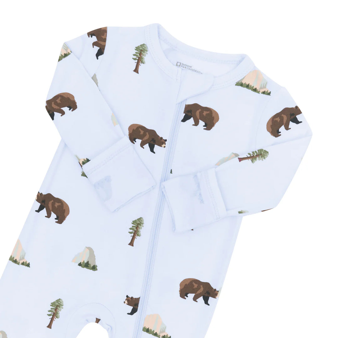 Kyte Baby Long Sleeve Zippered Romper (Yosemite)