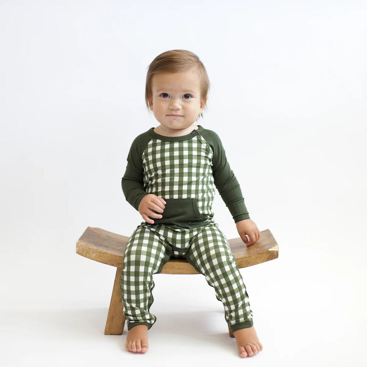Kyte Baby Longall (Gingham Fir)